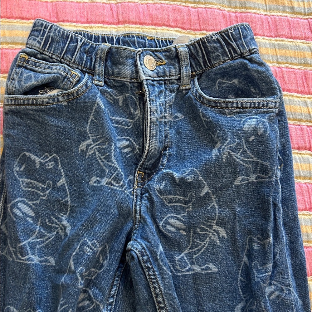 SET! // Boys Dino Pattern Denim Over-shirt + Jeans - Picture 8 of 10